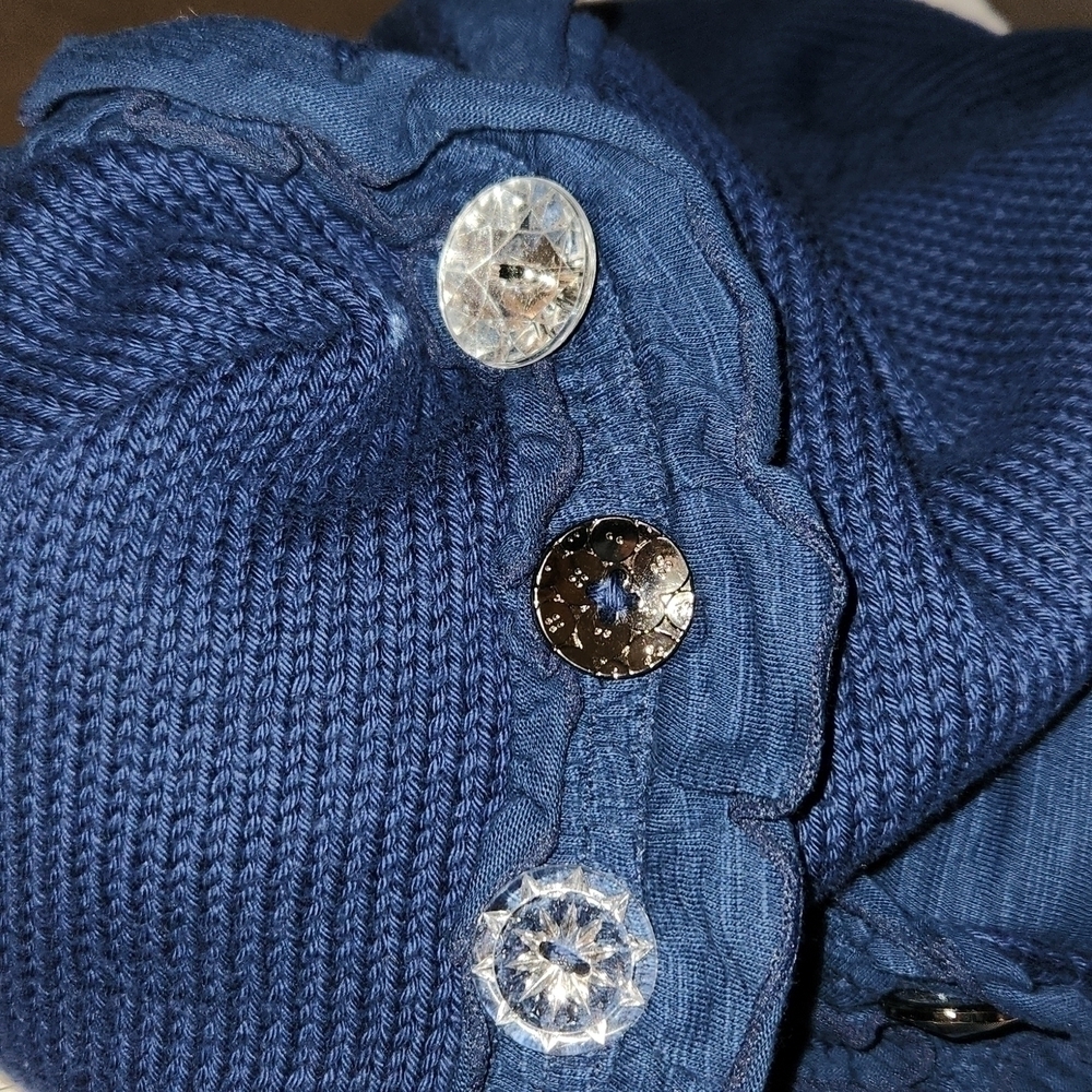 Pure Handknit Button Down Cardigan - Picture 6 of 6